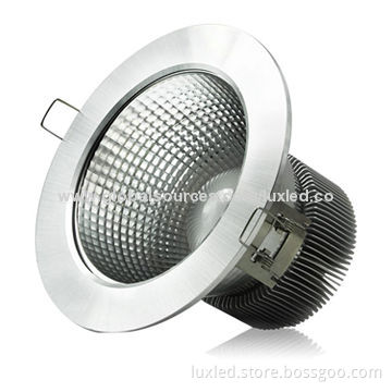 LED Downlight, 60°, COB LED 80lm/W, >0.9 PF, >82RA, 10-30W Power